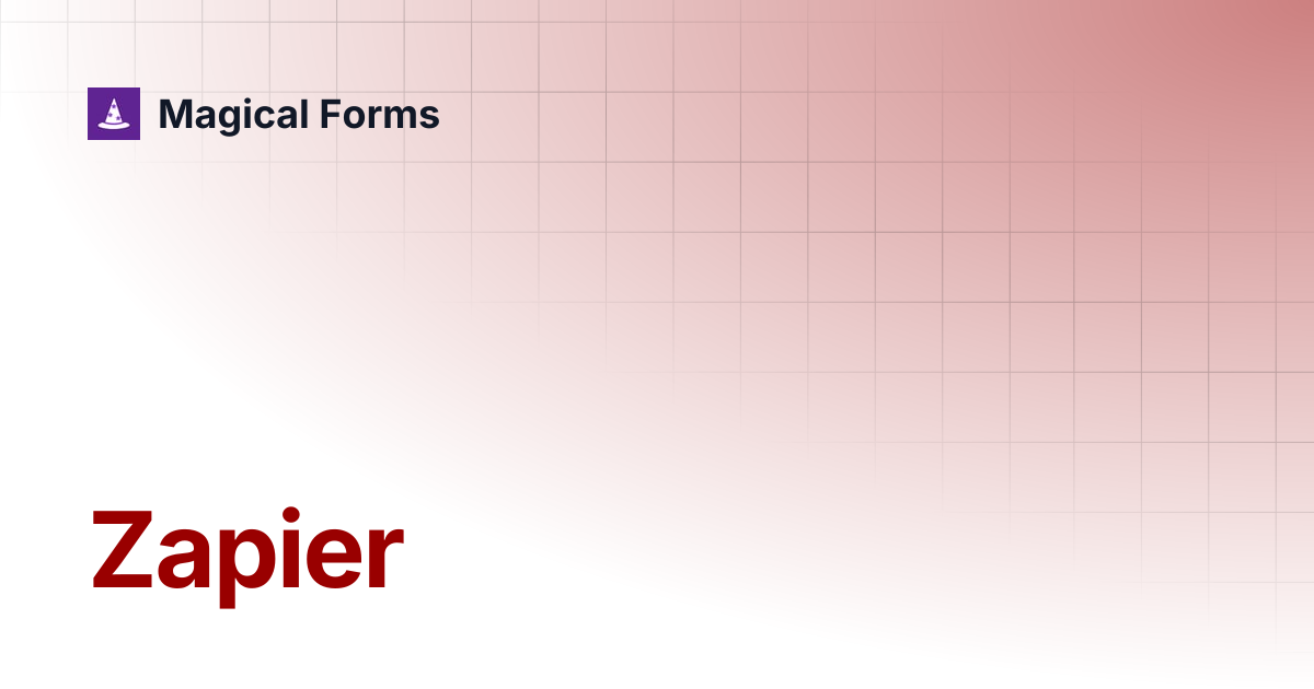 Zapier magical forms